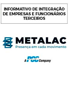 Informativo de Integração de Empresas e Funcionários Terceiros